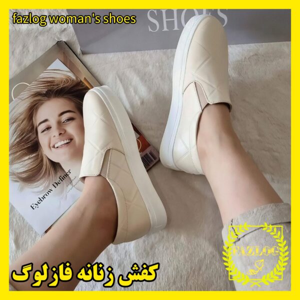 کفش ونس زنانه دخترانه کشی لوزی