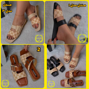 صندل زنانه طرح گوچی مدل جدید ۲۰۲۶ | صندل راحتی زنانه