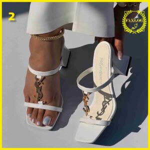 خرید صندل مجلسی زنانه طرح ysl ارزان و شیک